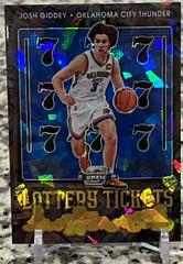 Josh Giddey [Blue Ice] #6 Basketball Cards 2021 Panini Contenders Optic Lottery Ticket Prices