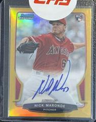Nick Maronde [Autograph Gold Refractor] #24 Baseball Cards 2013 Topps Chrome Prices