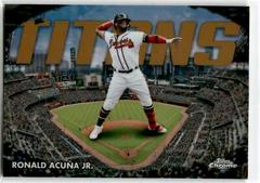 Ronald Acuna Jr. [Gold] #CT-5 Baseball Cards 2023 Topps Chrome Titans Prices