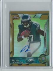 Nelson Agholor [Running Autograph Refractor] #146 Football Cards 2015 Topps Chrome Mini Prices