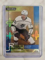 Quinton Byfield [Gold] #RJ-2 Hockey Cards 2021 Upper Deck Synergy Rookie Journey Away Prices