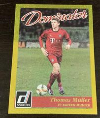 Thomas Muller [Gold] #24 Soccer Cards 2016 Panini Donruss Dominator Prices