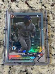 Austin Martin [Sky Blue Foil] #BFE-87 Baseball Cards 2021 Bowman 1st Edition Prices