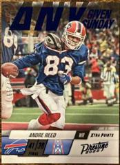 Andre Reed [Blue] Football Cards 2022 Panini Prestige Any Given Sunday Prices