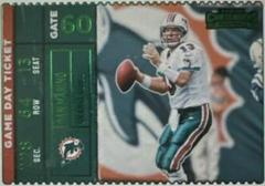 Dan Marino [Emerald] Football Cards 2022 Panini Contenders Game Day Ticket Prices