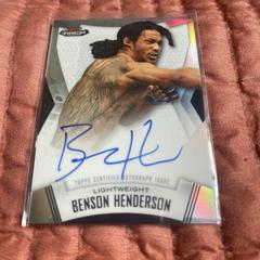 Benson Henderson #ABH Ufc Cards 2012 Finest UFC Autographs Prices