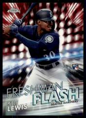 Kyle Lewis [Red Refractor] Baseball Cards 2020 Topps Chrome Freshman Flash Prices