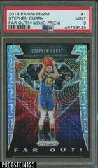 Stephen Curry [Mojo Prizm] Basketball Cards 2019 Panini Prizm Far Out Prices