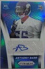 Anthony Barr [Blue Prizm] Football Cards 2014 Panini Prizm Autograph Rookies Prices