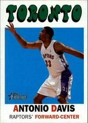 Antonio Davis #182 Basketball Cards 2000 Topps Heritage Prices