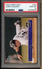 Larry Walker #253 Baseball Cards 2003 Upper Deck Prices
