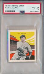 Pat Malone Baseball Cards 1933 R305 Tattoo Orbit Prices