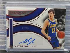 Austin Reaves [Patch Autograph Red] Basketball Cards 2021 Panini Immaculate Collection Prices