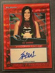 Io Shirai [Red Refractor] Wrestling Cards 2021 Topps Chrome WWE Autographs Prices