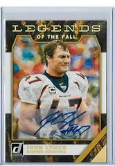 John Lynch Football Cards 2019 Donruss Legends of the Fall Autographs Prices