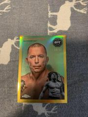 Georges St-Pierre [Gold Refractor] #FFT-1 Ufc Cards 2024 Topps Chrome UFC 1954 Prices