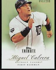 Miguel Cabrera [Bronze] #9 Baseball Cards 2012 Topps Tribute Prices