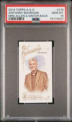 Anthony Bourdain [Mini Allen & Ginter Back] #210 Baseball Cards 2014 Topps Allen & Ginter Prices