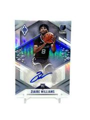 Ziaire Williams [Silver] #PRA-ZWL Basketball Cards 2021 Panini Chronicles Phoenix Rookie Autographs Prices