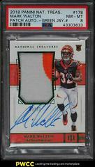 Mark Walton #178 Football Cards 2018 National Treasures Patch Autograph Prices