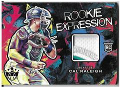Cal Raleigh [Purple] #RE-CR Baseball Cards 2022 Panini Diamond Kings Rookie Expression Prices