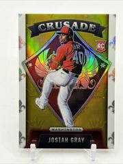 Josiah Gray [Gold] #6 Baseball Cards 2022 Panini Chronicles Crusade Prices