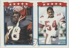 Anthony Munoz, E.J. Junior Football Cards 1985 Topps Stickers Prices