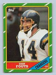 Dan Fouts Football Cards 1986 Topps Prices