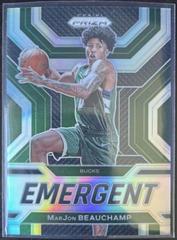 MarJon Beauchamp [Silver] #3 Basketball Cards 2022 Panini Prizm Emergent Prices