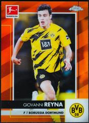 Giovanni Reyna [Orange Refractor] #33 Soccer Cards 2020 Topps Chrome Bundesliga Prices