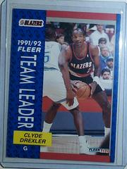 Clyde Drexler #393 Basketball Cards 1992 Fleer Team Leaders Prices
