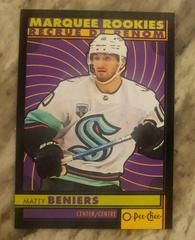 Matty Beniers [Retro Black Border] #568 Hockey Cards 2022 O Pee Chee Prices
