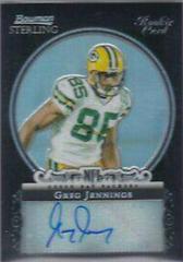 Greg Jennings [Autograph Black Refractor] #BS-GJ Football Cards 2006 Bowman Sterling Prices