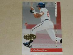 Andruw Jones [Gold Press Proof] #101 Baseball Cards 1996 Leaf Signature Prices
