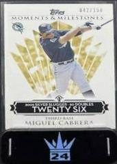 Miguel Cabrera [Doubles 26] #140 Baseball Cards 2008 Topps Moments & Milestones Prices
