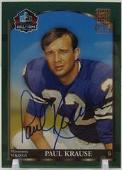 Paul Krause Football Cards 1998 Topps Certified Autograph Prices