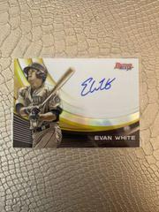 Evan White [Gold Refractor] Baseball Cards 2017 Bowman's Best Monochrome Autograph Prices