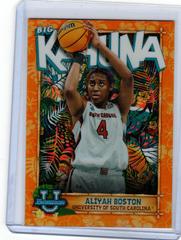 Aliyah Boston [Orange] #TBK-20 Basketball Cards 2022 Bowman Chrome University The Big Kahuna Prices