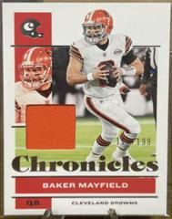 Baker Mayfield [Jersey] Football Cards 2021 Panini Chronicles Prices