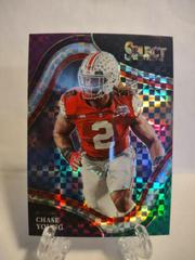 Chase Young [Green and Purple Squares] Football Cards 2022 Panini Select Draft Picks Prices