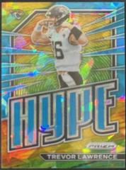 Trevor Lawrence [Blue Ice] Football Cards 2022 Panini Prizm Hype Prices