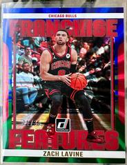 Zach LaVine [Blue Green] #5 Basketball Cards 2023 Panini Donruss Franchise Features Prices