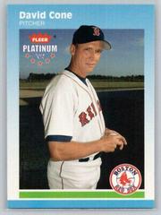 David Cone #4 Baseball Cards 2002 Fleer Platinum Prices