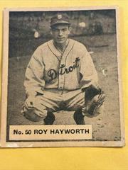 Roy Hayworth [Ray] #50 Baseball Cards 1936 World Wide Gum Prices