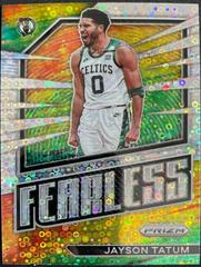 Jayson Tatum [Silver] Basketball Cards 2022 Panini Prizm Fearless Prices