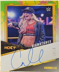 Carmella #AS-CML Wrestling Cards 2022 Panini NXT WWE Alumni Signatures Prices