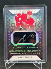 Joe Veleno [Spectrum] Hockey Cards 2021 Upper Deck Black Diamond Silver on Black Rookie Signatures Prices