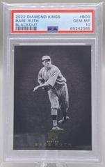 Babe Ruth #BO-9 Baseball Cards 2022 Panini Diamond Kings Blackout Prices