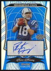 Peyton Manning [Autograph Jersey Refractor] Football Cards 2009 Bowman Sterling Prices