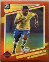 Rodrygo [Optic Red] Soccer Cards 2021 Panini Donruss Road to Qatar Prices